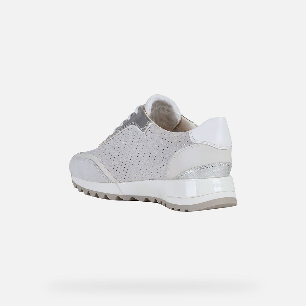 Geox Bayan Spor Ayakkabı Beyaz - Tabelya - CVU-938267